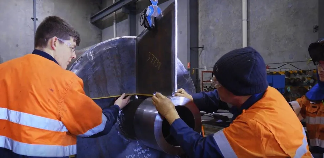 traineeship high vi vest blue-collar worker building clothing engineer group hard hat helmet high-visibility clothing job man person protective garment workwear